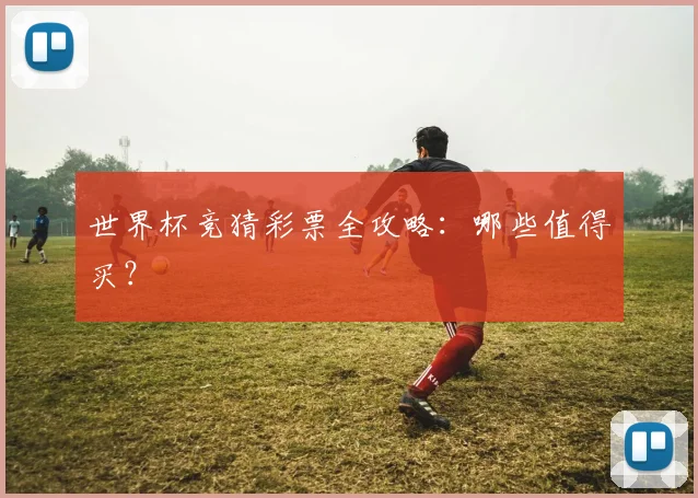 世界杯竞猜彩票全攻略：哪些值得买？